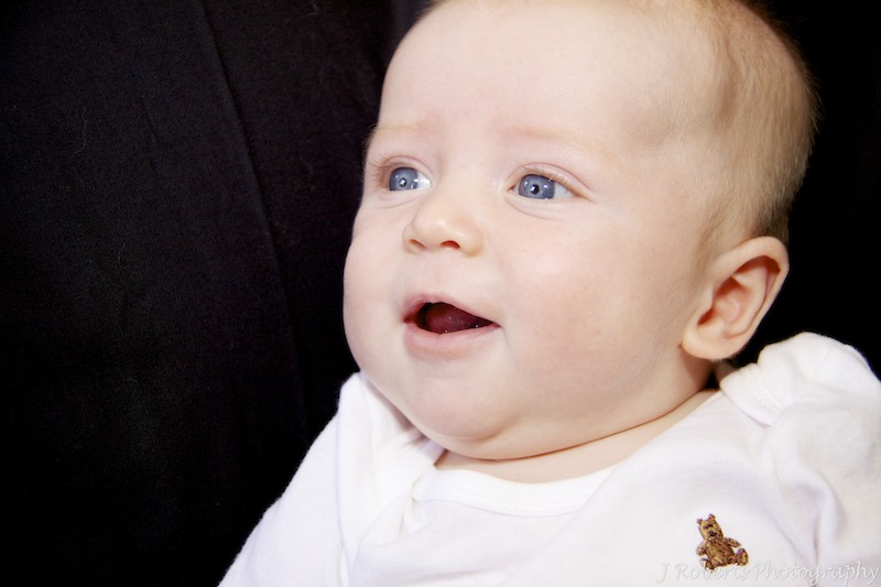 smiling baby - baby portrait photography sydney